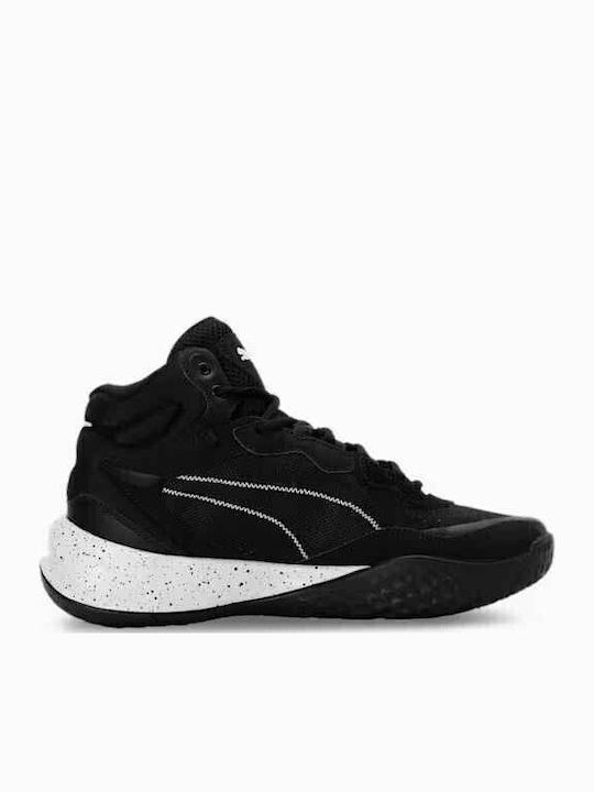Playmaker Pro Mid Ψηλά Μπασκετικά Παπούτσια Μαύρα