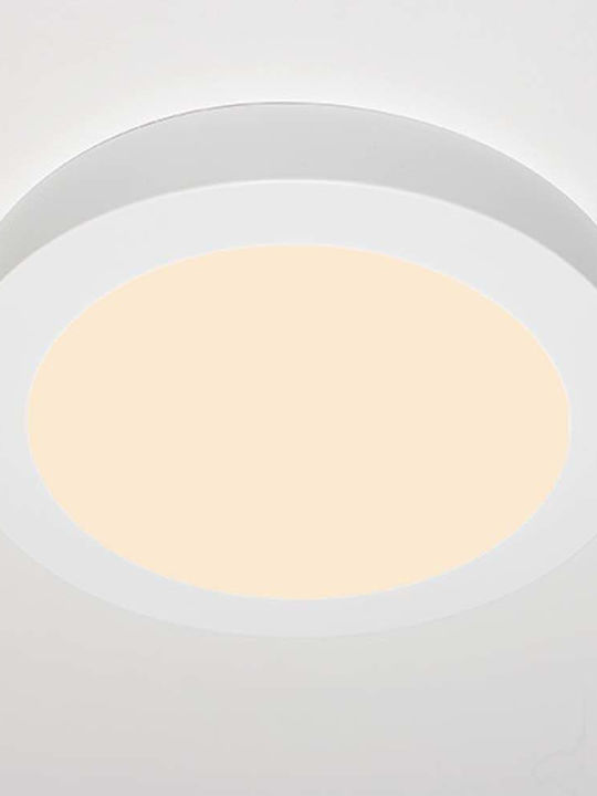 123led Rotund Încastrat Panou LED Putere 18W cu Bianco reglabil Lumini