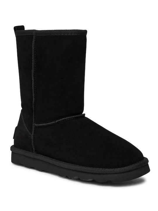 S.Oliver Leather Women's Chelsea Boots Black