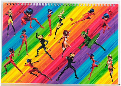 Gim Drawing Pad Ladybug 23x33cm (40φύλλα) C4 22.9x32.4cm 40 Sheets