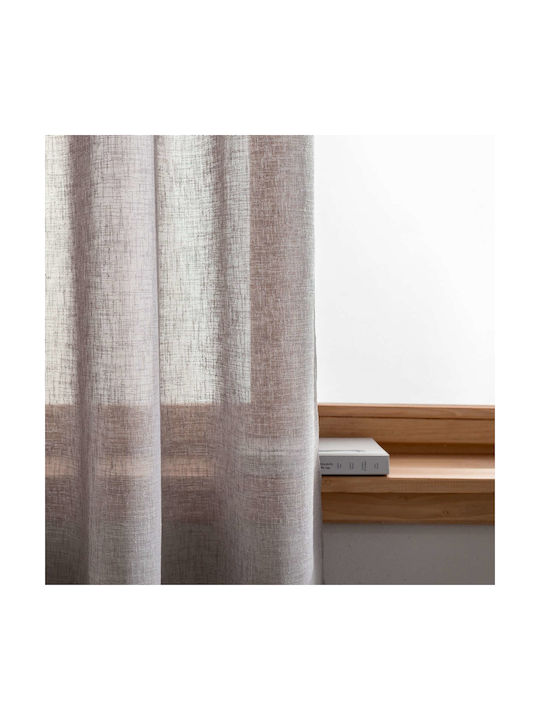 Gofis Home Curtain with Grommet Combe Aw23 502/48 Gray 140x280cm