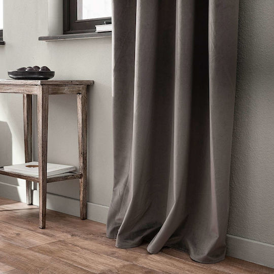 Gofis Home Winter Aw23 711/48 with Grommets Gray 140x280cm Gofis Home Winter Aw23 711/48 with Grommets Gray 140x280cm