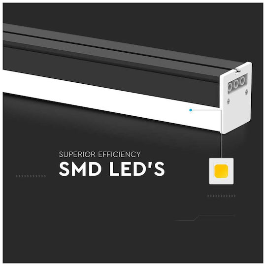 V-TAC LED Γραμμικό Φωτιστικό Οροφής 40W Φυσικό Λευκό IP20 120εκ.