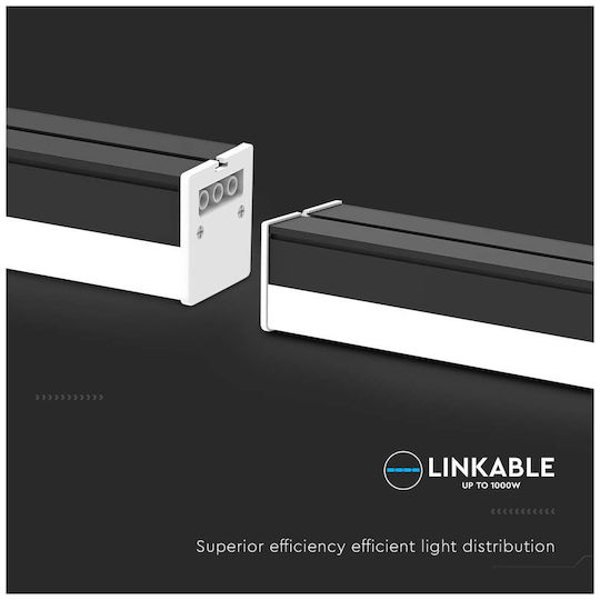 V-TAC LED Γραμμικό Φωτιστικό Οροφής 40W Φυσικό Λευκό IP20 120εκ.