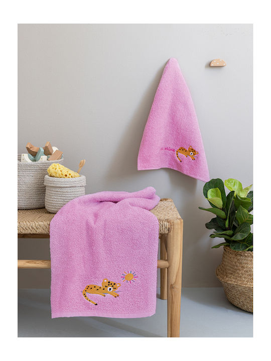 Palamaiki Set of baby towels 2pcs Pink