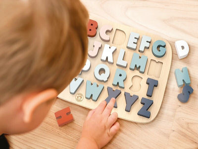 Wooden Kids Peg Puzzle Alphabet 26pcs