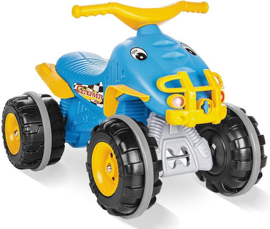 Scuter pentru copii Inspirat Cengaver ATV Mavi Cu pedale Albastru
