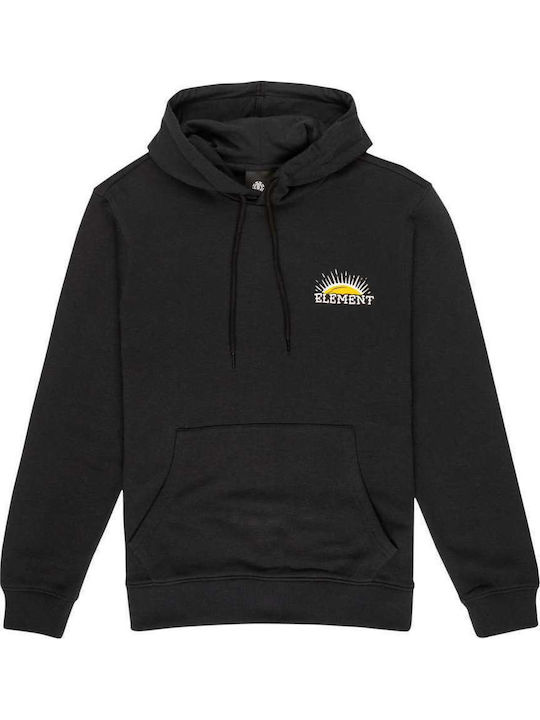 Sweatshirt mit Kapuze Schwarz
