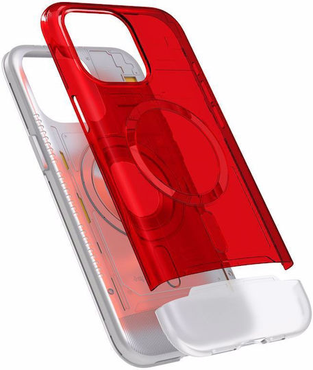 Spigen Classic C1 Magfit Back Cover Plastic Red (iPhone 15 Pro)