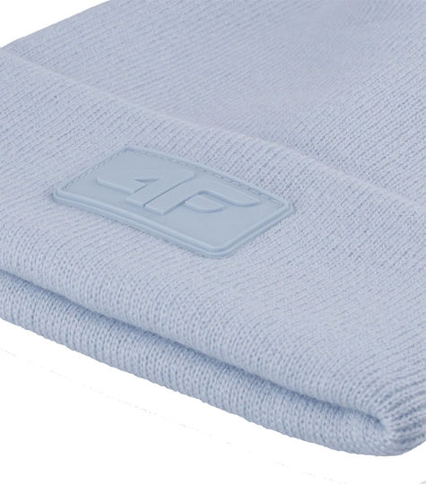 Beanie Unisex Σκούφος Πλεκτός σε Γαλάζιο χρώμα