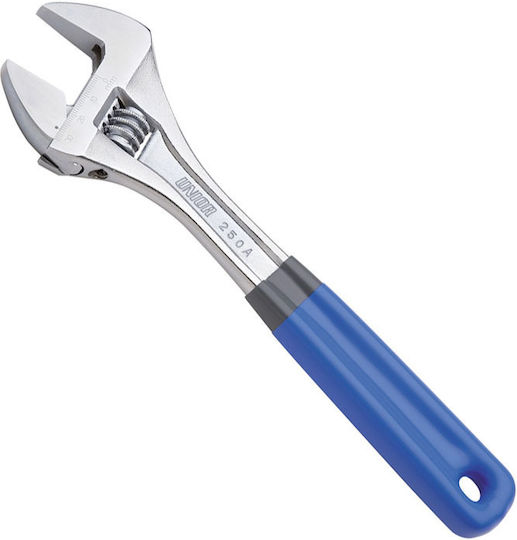 Unior Cheie franceză Lungime 250mm cu deschidere a falțului până la 38mm și mâner antiderapant