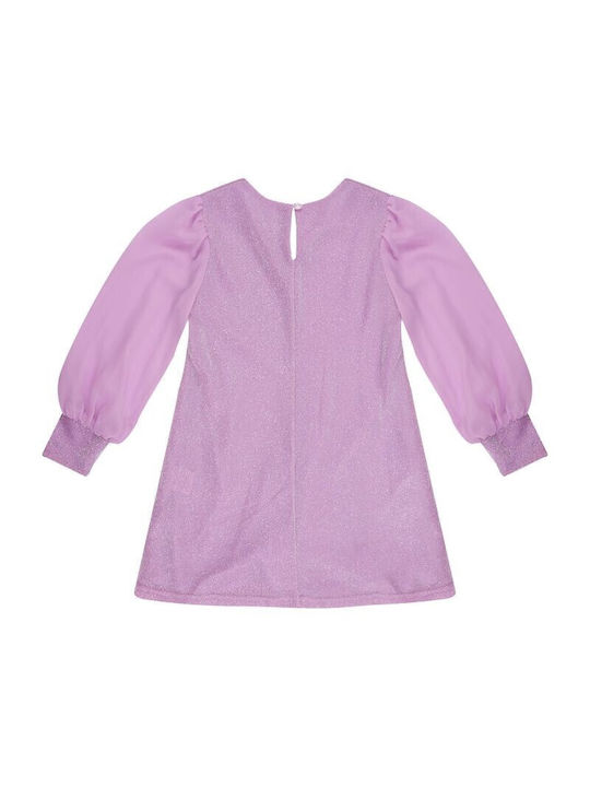 Chief Kids Dress Long Sleeve Lilac