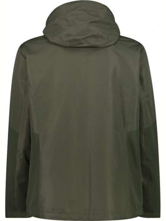 CMP Αδιάβροχο Κυνηγετικό Μπουφάν Fleece Χακί