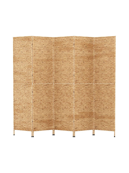 vidaXL Dekorativer Raumteiler aus Rattan 205x180cm