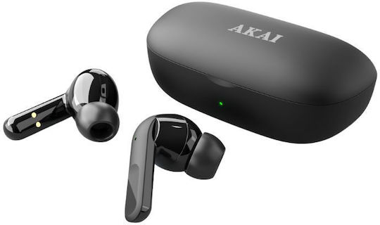 Akai Proffesional BTE-J20ANC In-ear Bluetooth Handsfree Ακουστικά με Θήκη Φόρτισης Μαύρα