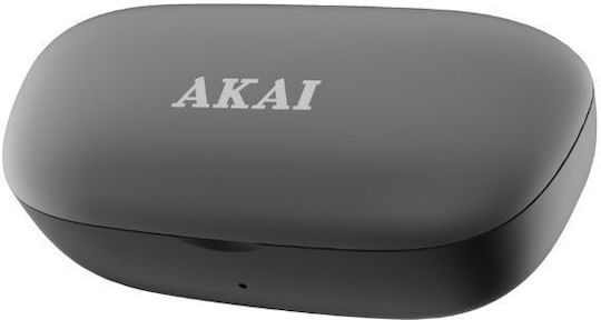 Akai Proffesional BTE-J20ANC In-ear Bluetooth Handsfree Ακουστικά με Θήκη Φόρτισης Μαύρα
