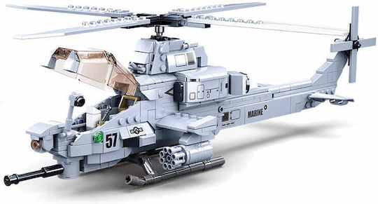 Sluban Τουβλάκια Attack Helicopter για 10+ Ετών 482τμχ