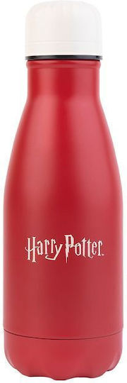 Grupo Erik Harry Παιδικό Παγούρι Harry Potter Αλουμινίου με Βιδωτό Καπάκι Non Spill Κόκκινο 260ml