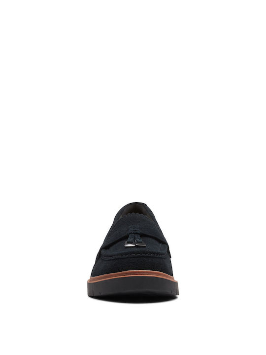 Clarks Women's Moccasins in Black Color