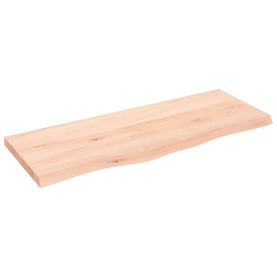vidaXL Countertop without Sink L100xW40xH4cm Raw solid wood