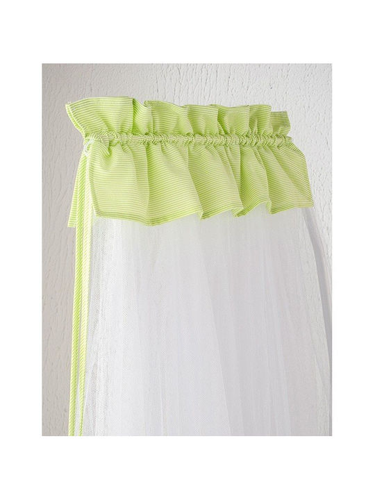 Baby Oliver Mosquito Net Crib Tulle 46-6203/417 Green 550x180cm