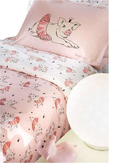 Saint Clair Kids Duvet Cover Single Pink