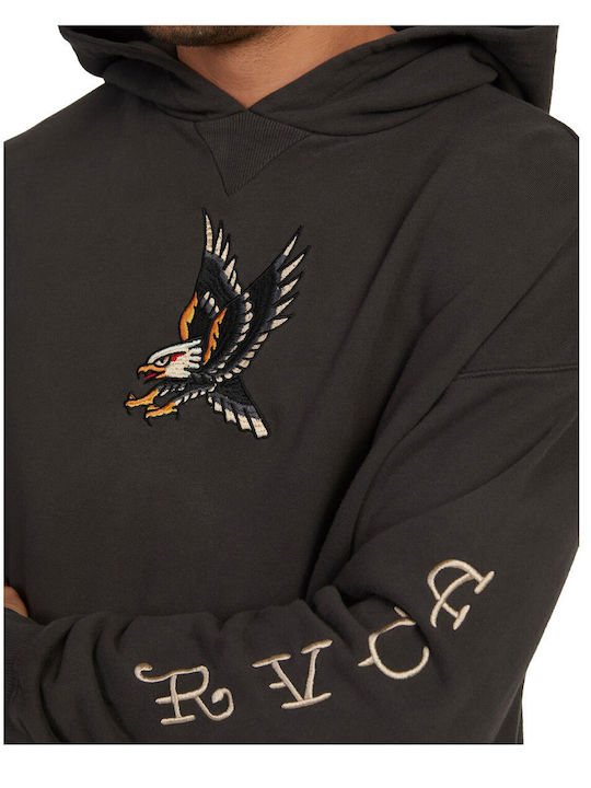 Sweatshirt with Hood Black