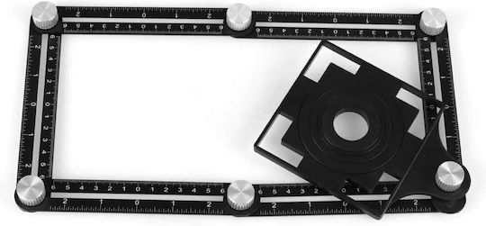 FTL6 Plastic Folding Ruler Angled