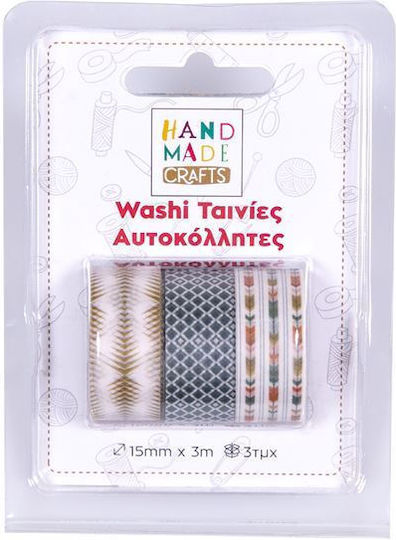 Αυτοκόλλητη Washi Ταινία Διακόσμησης Hand Made Crafts