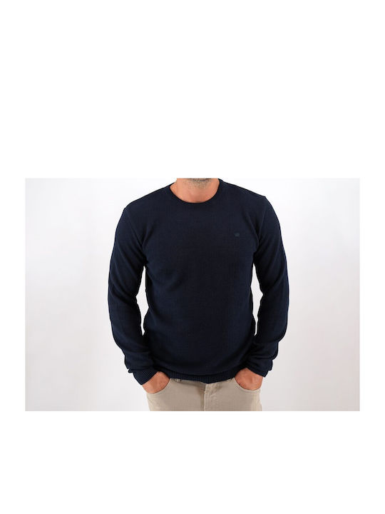 Guy Laroche Men's Long Sleeve Sweater Blue