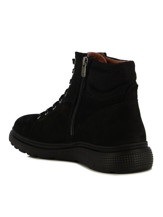 Leather Men's Boots Black