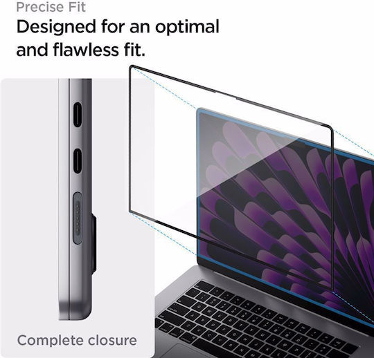 Spigen Bildschirmschutz Für Macbook Air 15 M2 (2023) Glas.tr Slim