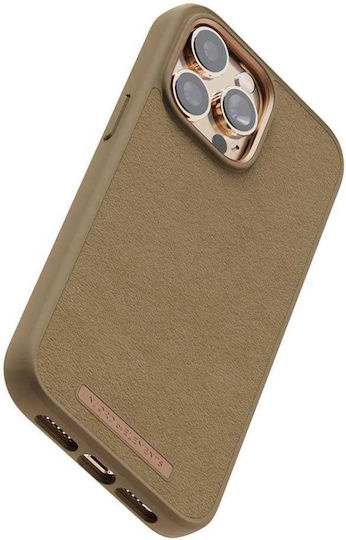 Njord Suede Comfort+ Back Cover Υφασμάτινο 2mm Camel (iPhone 14 Pro Max)