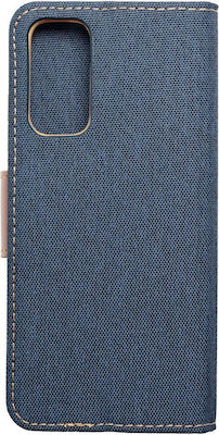 Canvas Fabric Book Navy Blue (Redmi Note 11 / 11S 4G)