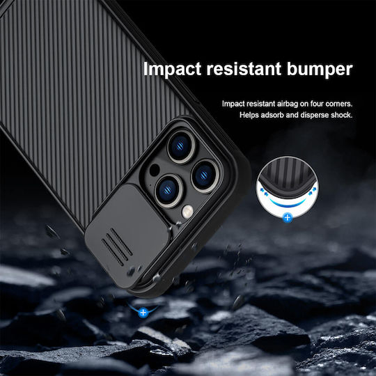 Nillkin CamShield Pro Back Cover Plastic / Silicone Magnetic Deep Purple (iPhone 14 Pro Max) 57983112537