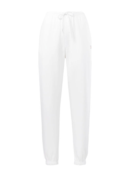 Reebok Identity Women's Sweatpants White Fleece