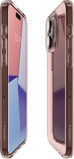 Spigen Crystal Flex Back Cover Σιλικόνης Ροζ (iPhone 15 Pro Max)