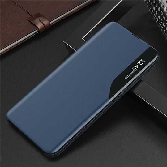 Powertech Back Cover Synthetic Leather Blue (Galaxy S23+)