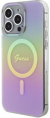 Guess Plastic Back Cover Pink (iPhone 15 Pro Max)