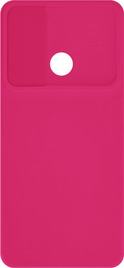 Powertech Camshield Soft Задна корица Силикон Розов (Redmi 12C)