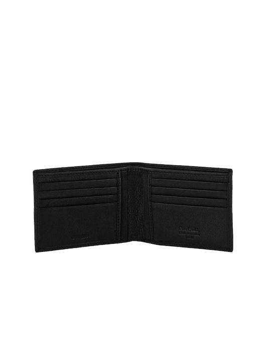 Leather Men's Wallet Cards with RFID Black