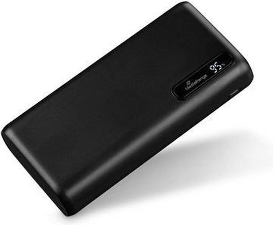 MediaRange MR756 Power Bank 20000mAh με 2 Θύρες USB-A και Θύρα USB-C Power Delivery / Quick Charge 3.0 Μαύρο