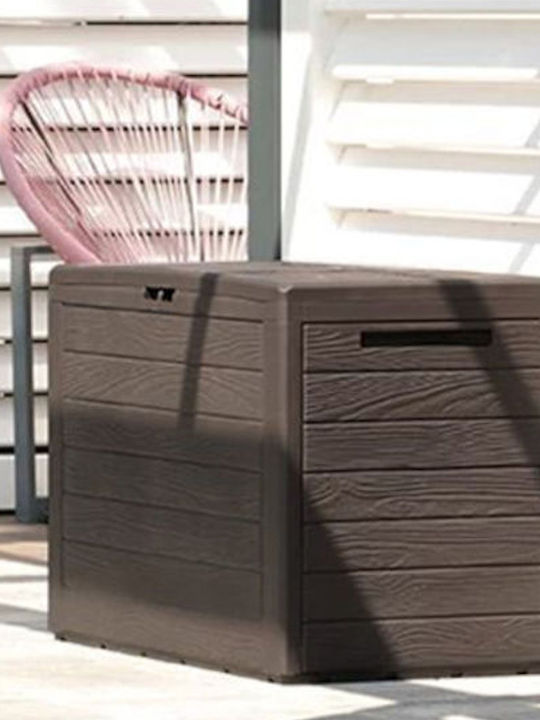 Keter Outdoor Storage Box Garden Box 190lt Brown L78xW43.3xH55cm