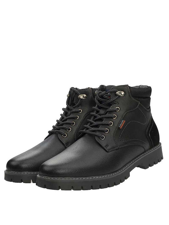 V&D Men's Boots Black