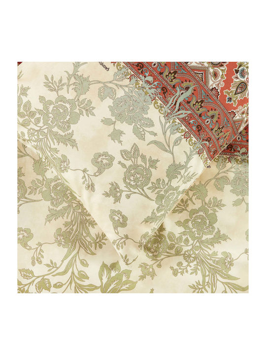 Bassetti Granfoulard Agrigento Σετ Σεντόνια Υπέρδιπλα 250x280εκ. Μπεζ (4τμχ)