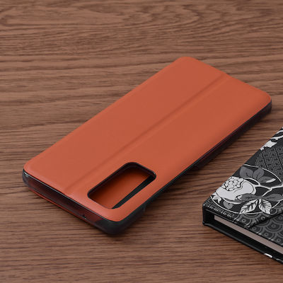 Techsuit 4g Book Plastic Magnetic Orange (Galaxy S20 FE)