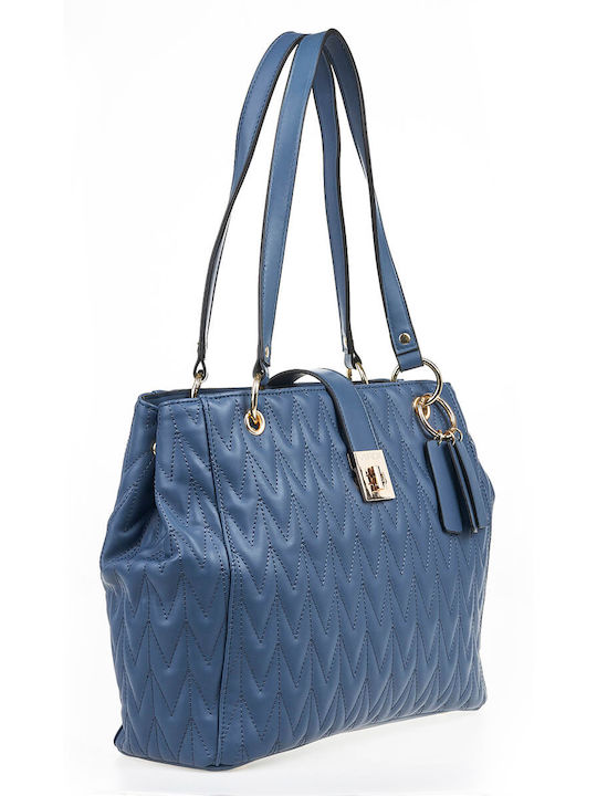 Verde Damen Tasche Schulter Blau