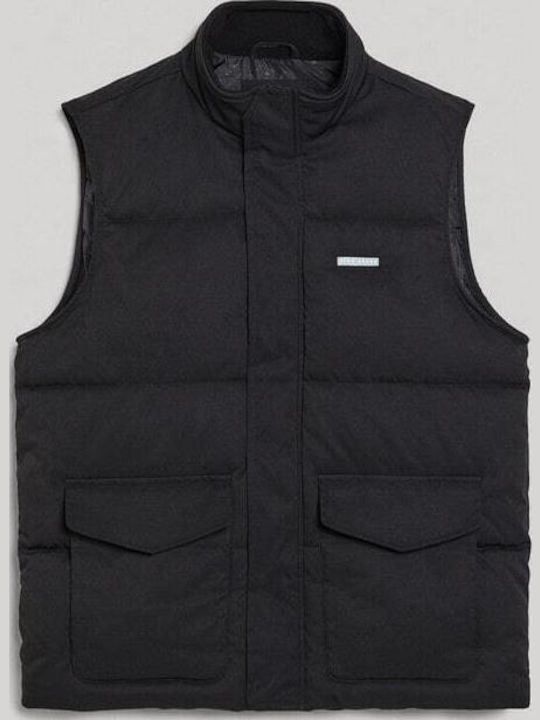 Безръкаво Puffer Черно Мъжко Яке