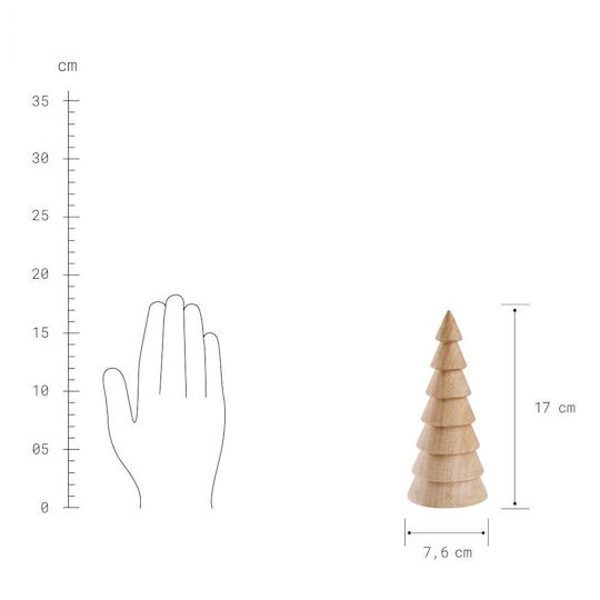 Weihnachtsdekoration Baum Klassisch Beige