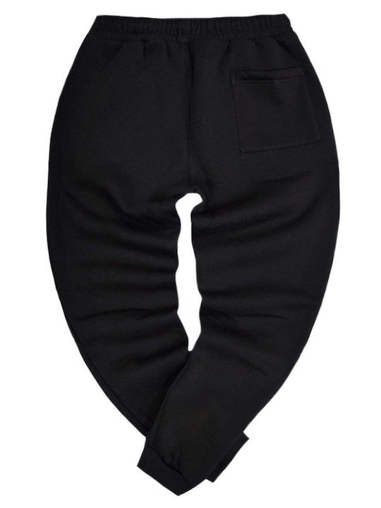Sweatpants with Elastic Black